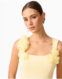 Elliatt - Trompe Dress in Yellow