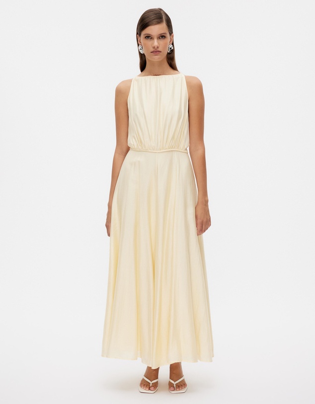 Minima Esenciales - Tia Halter Neck Midi Dress