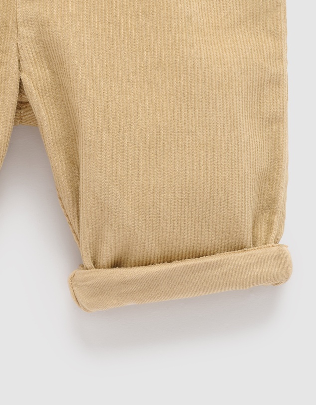 Purebaby - Lined Corduroy Pants -Kids-Babies
