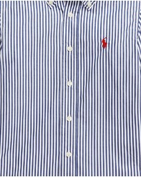 Polo Ralph Lauren - Striped Cotton Poplin Shirt - Kids - ICONIC EXCLUSIVE
