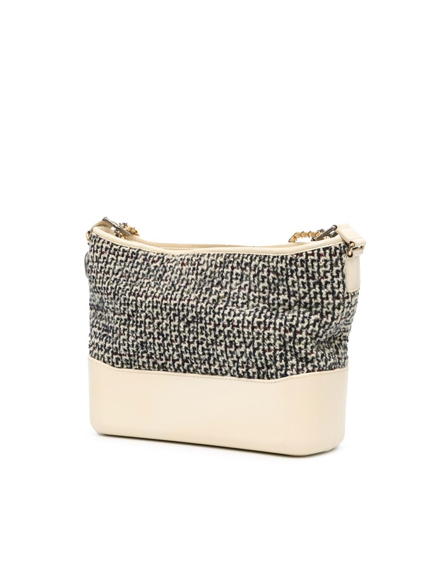 Pre-Loved by Azura Reborn - Pre-Loved Medium Tweed and Lambskin Gabrielle Crossbody