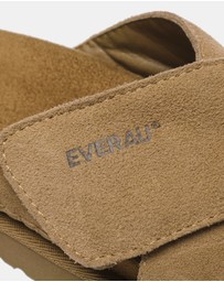 EVERAU - EverAU Ugg Lilac Cow Suede Upper Sandals