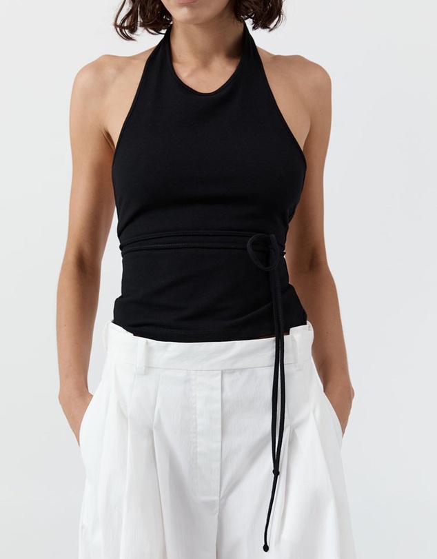 St. Agni - Soft Jersey Halter Top