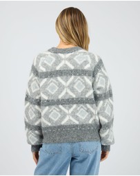 All About Eve - Zoia Knit Crew Charcoal