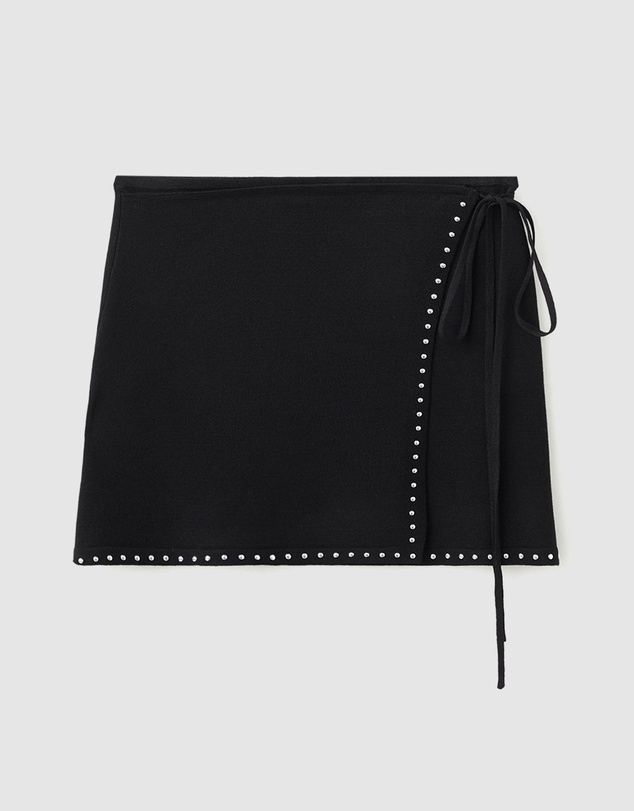 M.N.G - Studded Wrap Skirt