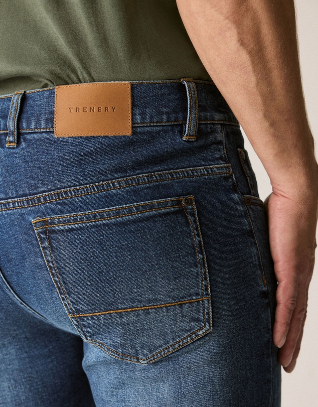 Trenery - Slim Light Wash Jean in Faded Blue