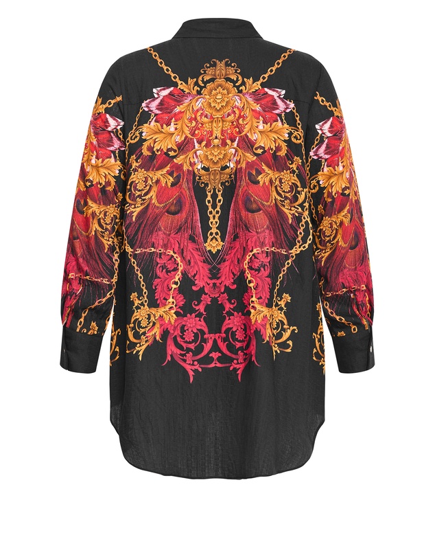 City Chic - Plus size Savannah Lavish Shirt - black