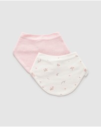 Purebaby - 2 Pack Essential Dribble Bib-Babies