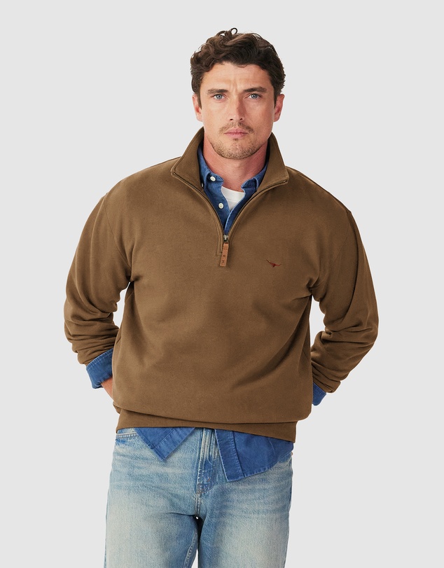 R.M.Williams - Mulyungarie 1/4 Zip Sweatshirt