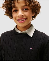Tommy Hilfiger - Cotton Cable Sweater - Teens
