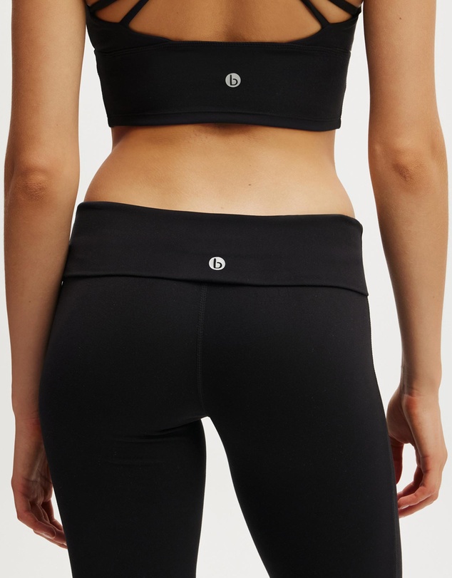 Cotton On Body Active - Ultra Soft Roll Over Flare Tights