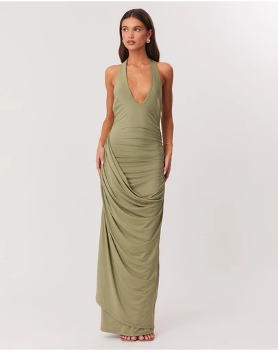 SNDYS - Arlina Halter Maxi Dress