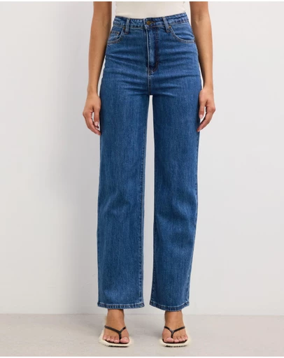 The Fated - Kaia High Waist Straight Jeans