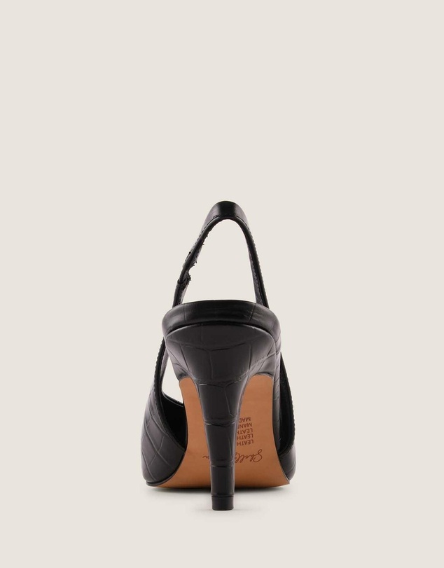 Shelly Shen - Twyla High Heels Black Croc