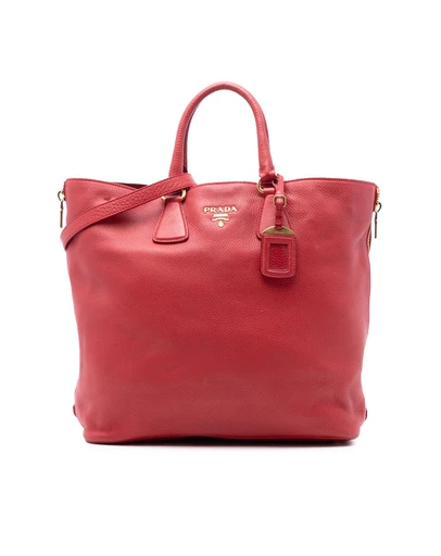 Pre-Loved by Azura Reborn - Pre-Loved Vitello Daino Side Zip Shopper Tote