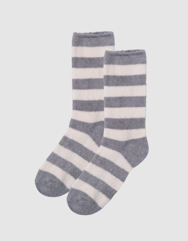 Bamboozld - 3 Pack Fluffy Bamboo Lounge Bed Crew Socks