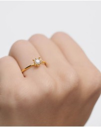 PDPAOLA - Grey Fleur Ring
