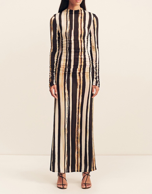 Shona Joy - Olene Long Sleeve Maxi Dress