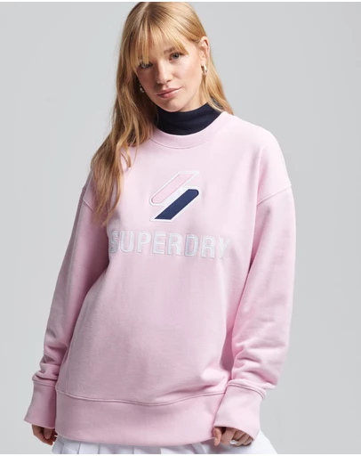 Superdry - CODE SL STACKED APQ CREW