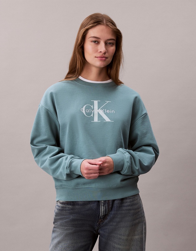 Calvin Klein Jeans - Monologo French Terry Relaxed Sweatshirt