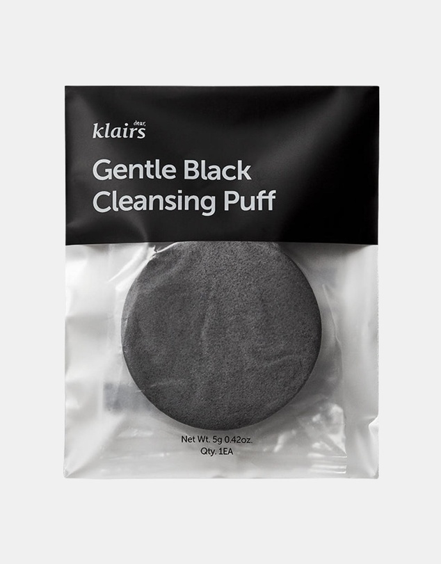 Dear Klairs - Gentle Black Cleansing Puff