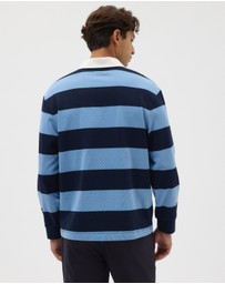 AERE - Striped Rugby Polo