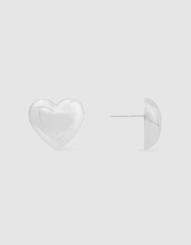 Wanderlust + Co - Bubble Heart Stud Earrings