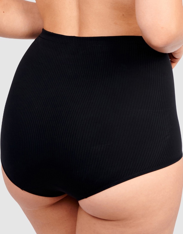 Sans Complexe - Ariane Essential Ribbed Microfibre High Waist Shaping Brief
