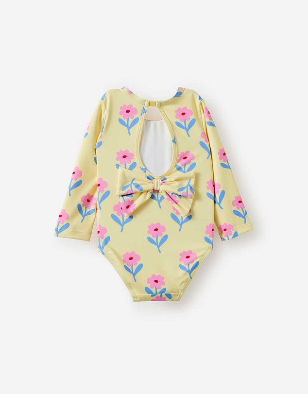 Cotton On Kids - Baby Long Sleeve Keyhole Back Swimsuit