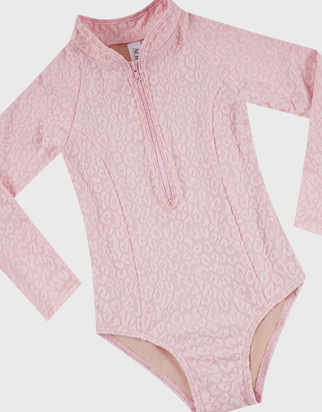 Aqua Blu Kids - Stepping Stones Long Sleeve One Piece - Kids