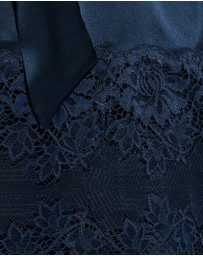 GINIA - Silk Lace Robe