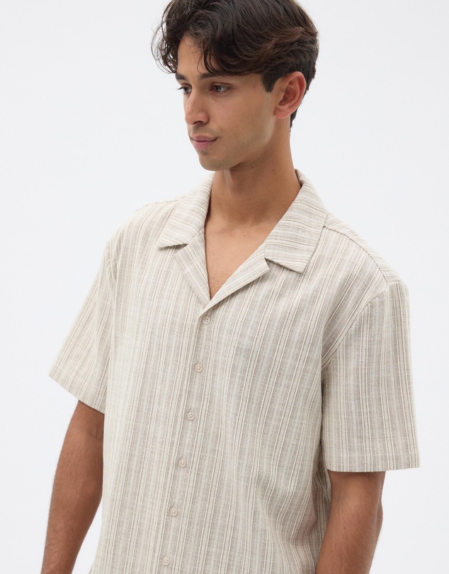 AERE - Cotton Stripe Shirt
