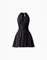 Elliatt - Lucinda Halter Mini Dress In Black