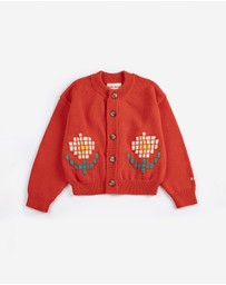 Bobo Choses - Pixel Daisy Cardigan - Babies-Teens