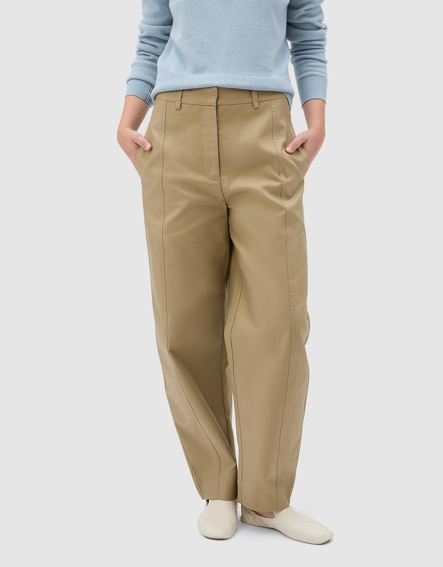 Oroton - Tailored Curved Leg Pants