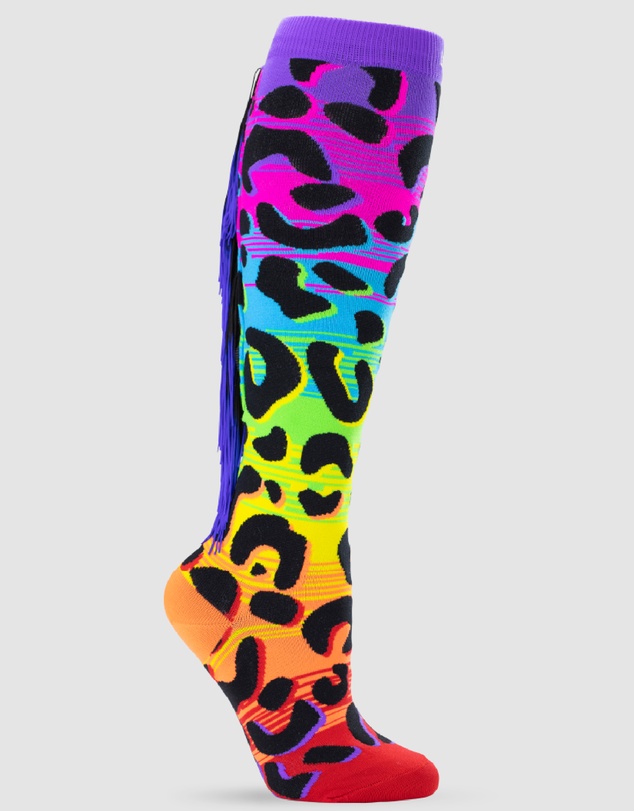 Crazy Skates - Crazy Socks Leopard Knee-High Socks