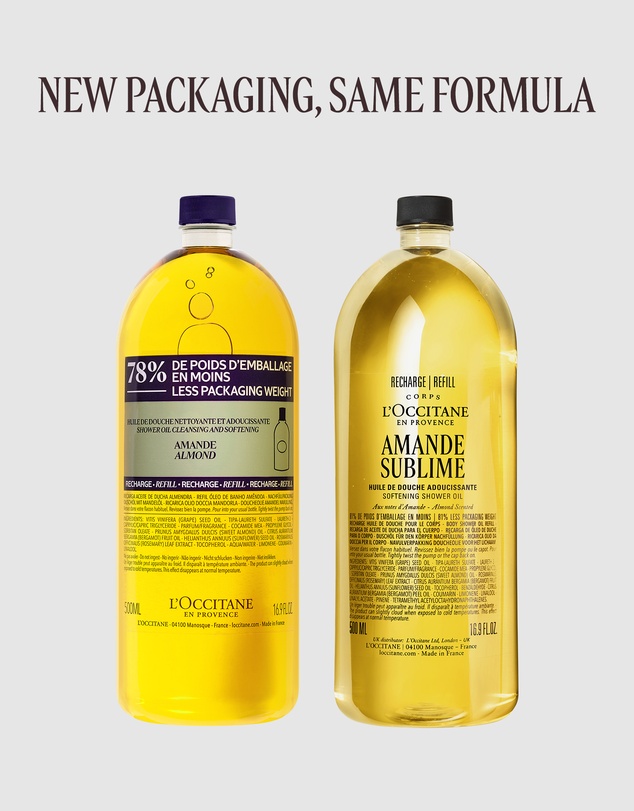 L'Occitane - Almond Softening Shower Oil Refill 500ml