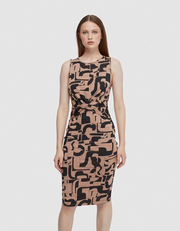 Oxford - Holly Sleeveless Printed Dress
