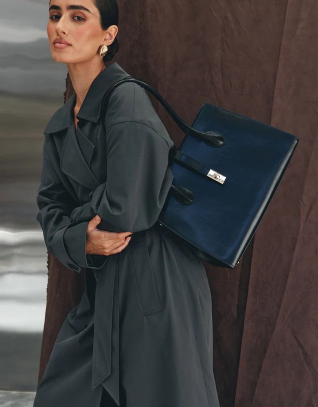 VESTIRSI - Ava Structured Leather Tote