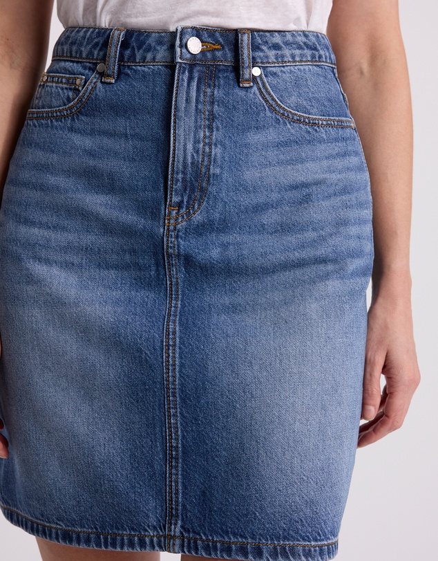 David Lawrence - Goldie Denim Mini Skirt