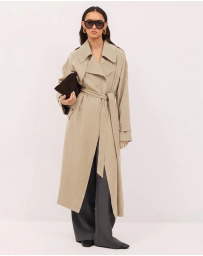 Calli - Karise Relaxed Trench Coat