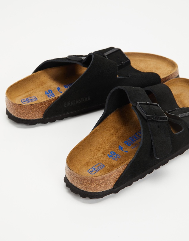 Birkenstock - Arizona Soft Footbed Suede Leather Narrow - Women's