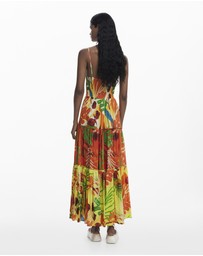Desigual - Tropical ruffle Dress