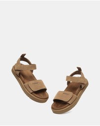 EVERAU - EverAU Ugg Carla Cow Suede Upper Sandals