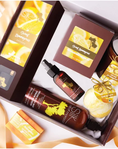 Silk Oil of Morocco - Lemon Zest Day Spa Hamper