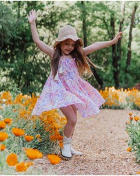 WITH LOVE FOR KIDS - Cotton Muslin Dress - Babies - Kids