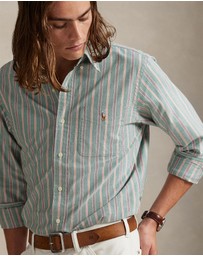 Polo Ralph Lauren - ICONIC EXCLUSIVE - Custom Fit Striped Oxford Shirt