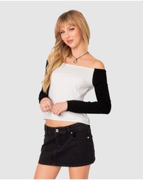 EDIKTED - Tom Off Shoulder Top