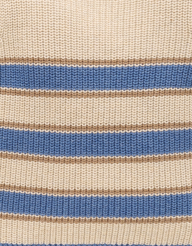 Purebaby - Chunky Rib Striped Jumper -Kids-Babies