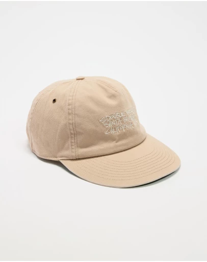 S Double - Address Text Relaxed Golfer Cap